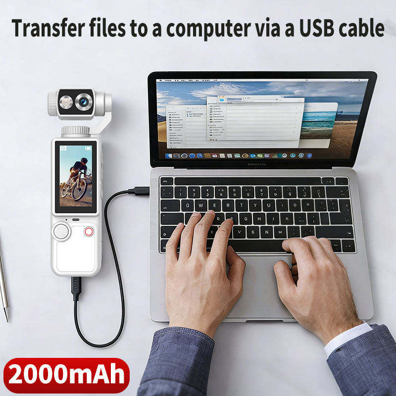 Video Camera for Vlogging - 4K Ultra HD Digital Camera with 180° Rotatable Lens, Autofocus – Handheld Vlogging Camera