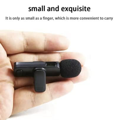Professional K8 Type-C Single Lavalier Mini Clip Wireless Microphone Lapel Lavalier Microphone Wireless