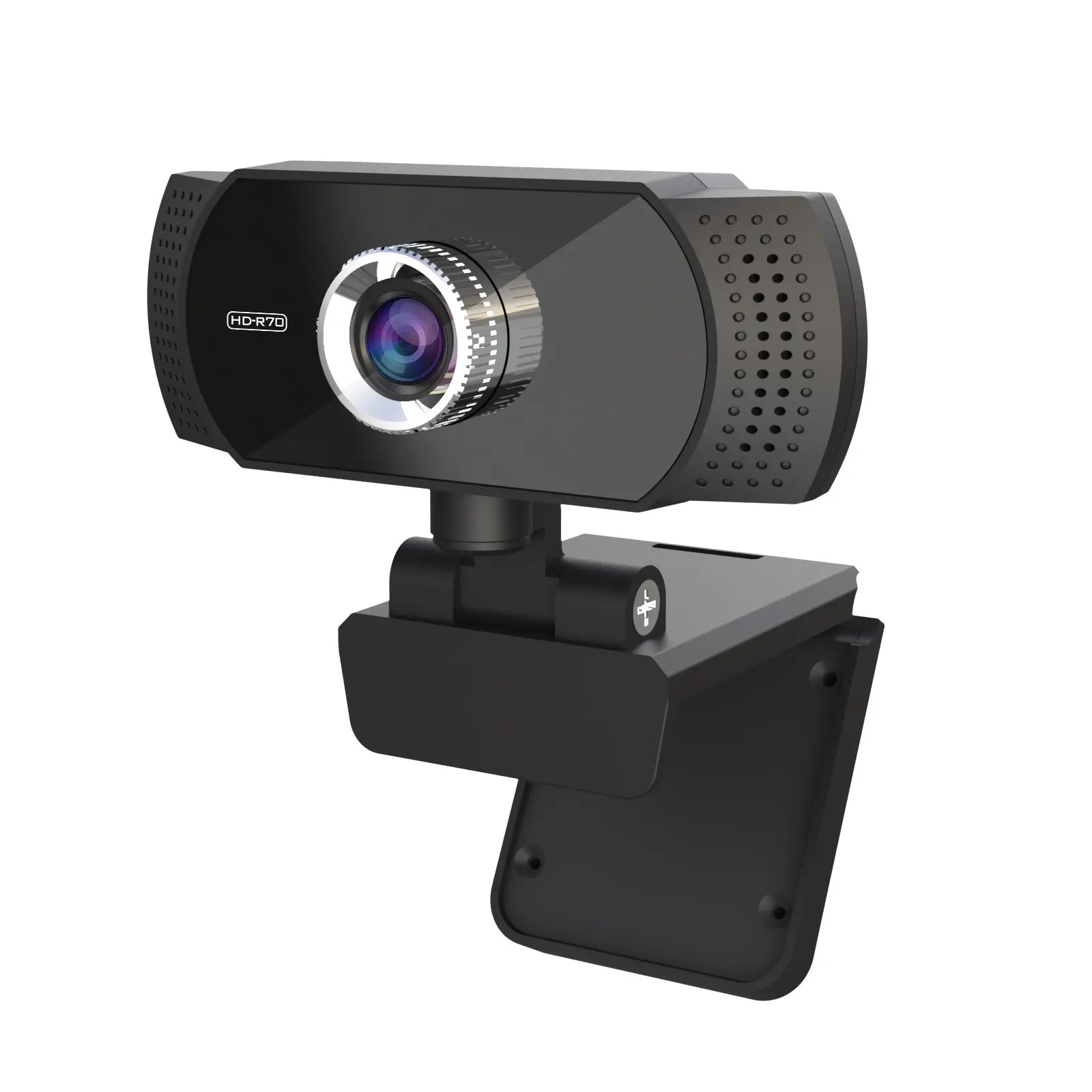 TECHNOVIEW Full HD Web Camera for Computer, Laptop, 1080p 60 FPS Webcam with Built-in Mics, Manual Focus, 2.1 Megapixel CMOS Camera, Ultra Lens, 360° Rotation, Flexible Mount (Black)