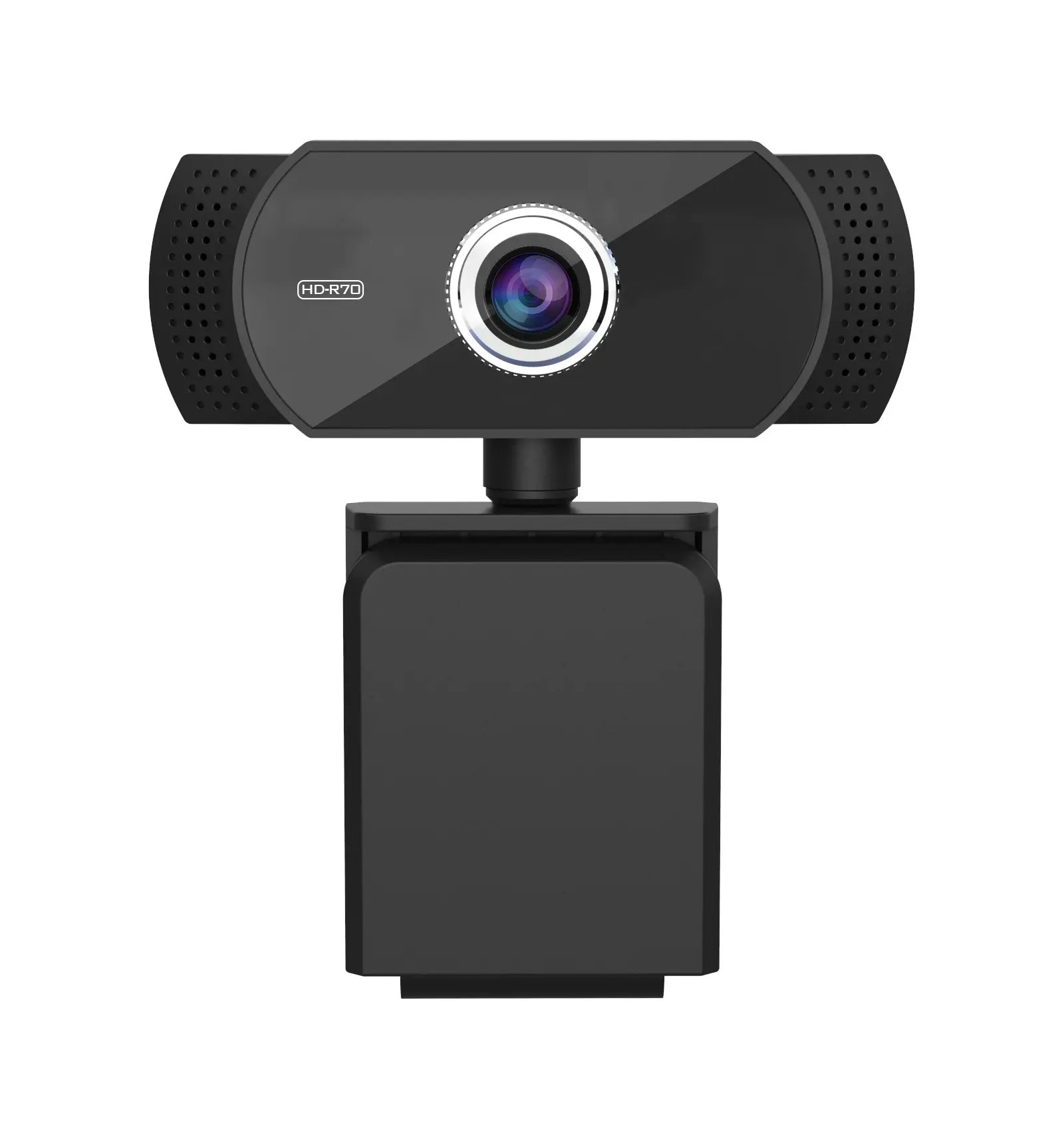 TECHNOVIEW Full HD Web Camera for Computer, Laptop, 1080p 60 FPS Webcam with Built-in Mics, Manual Focus, 2.1 Megapixel CMOS Camera, Ultra Lens, 360° Rotation, Flexible Mount (Black)