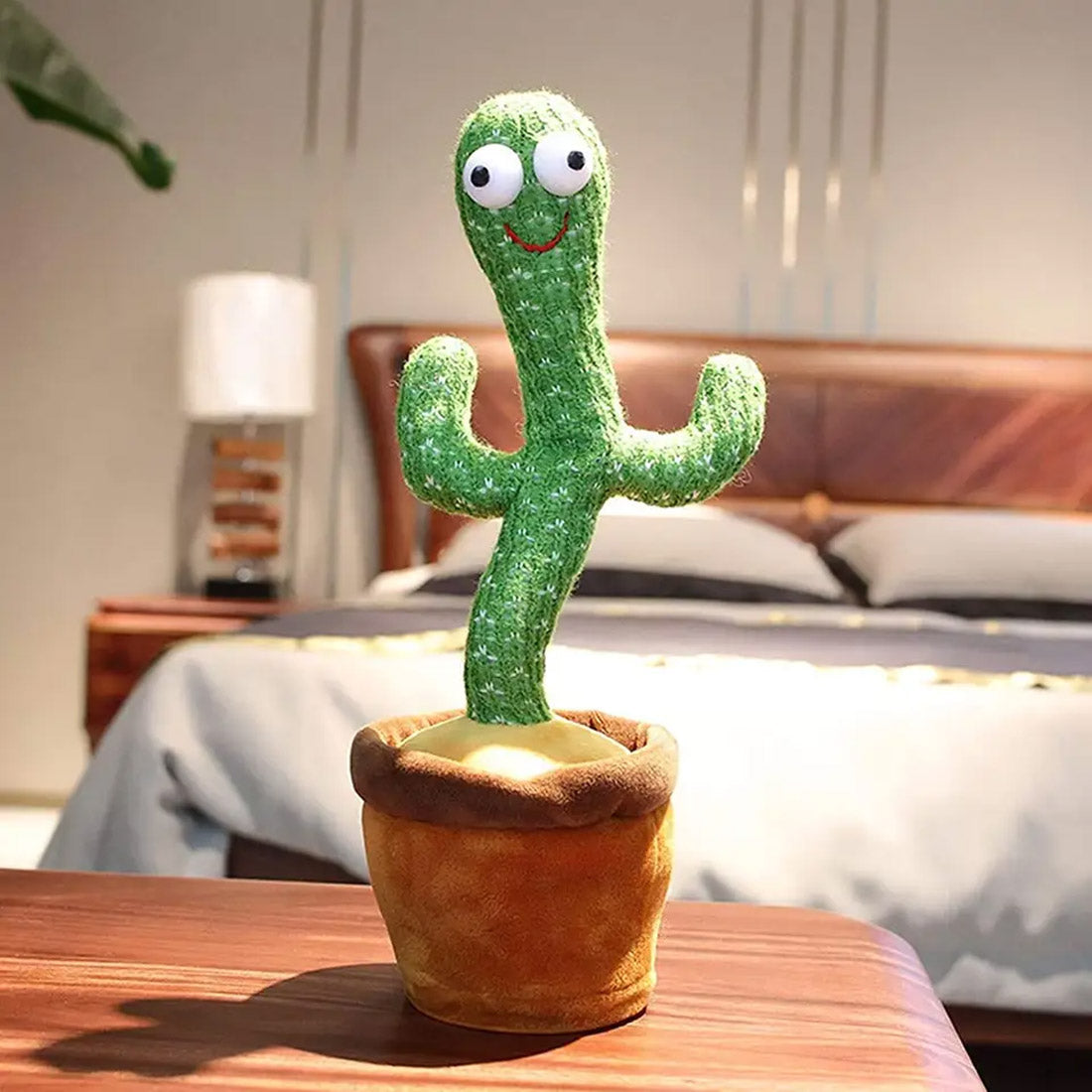 Dancing Cactus Rechargeable Toy, Talking Cactus Baby Toy for Kids - Dances, Sings, Wriggles & Records/Repeats What You Say - Funny Educational Toy for Children, Home Decor