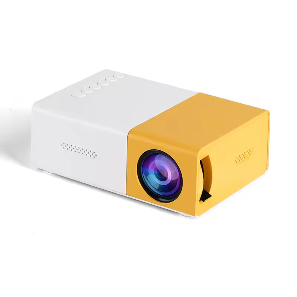 Portable Mini Projector with HDMI USB AV & Micro SD Support, LED Home Theater Projector Compatible with Smartphone, Laptop, PC, TV, PS4 & DVD Player
