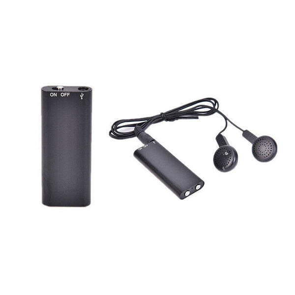 Mini Digital Audio Recorder – 8GB Built-in Memory, Up to 14 Hours Recording, Compact USB Rechargeable Design