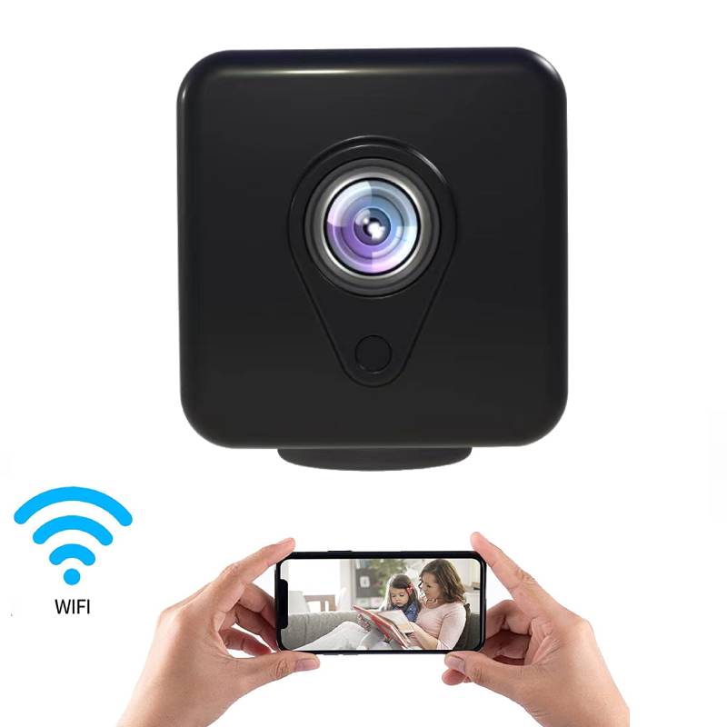 Wireless HD Camera 1080P, Upto 4 Hours Battery Backup, Night Vision, Wide Angle, Indoor HD Mini Portable Camera, Support Mobile Phone Real Time Viewing (Super WiFi Camera A18)