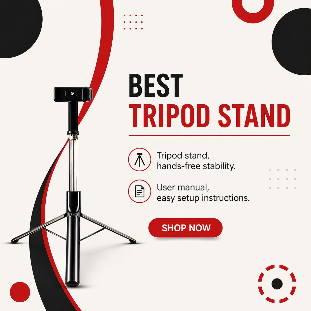 67inch Selfie Stick Tripod Stand with LED Light – 3-in-1 Phone Stand with Bluetooth Remote & Rechargeable Ring Light for Photos, Makeup, Vlogging, and Video Calls (6FT Stick with Light)