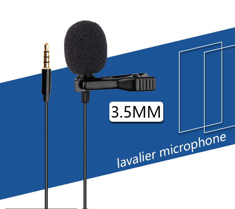 3.5mm Lapel Microphone for Video Recording | Collar Mic | Small Mic for Phone | Wired Mini Mic for Phone | Microphone for Recording