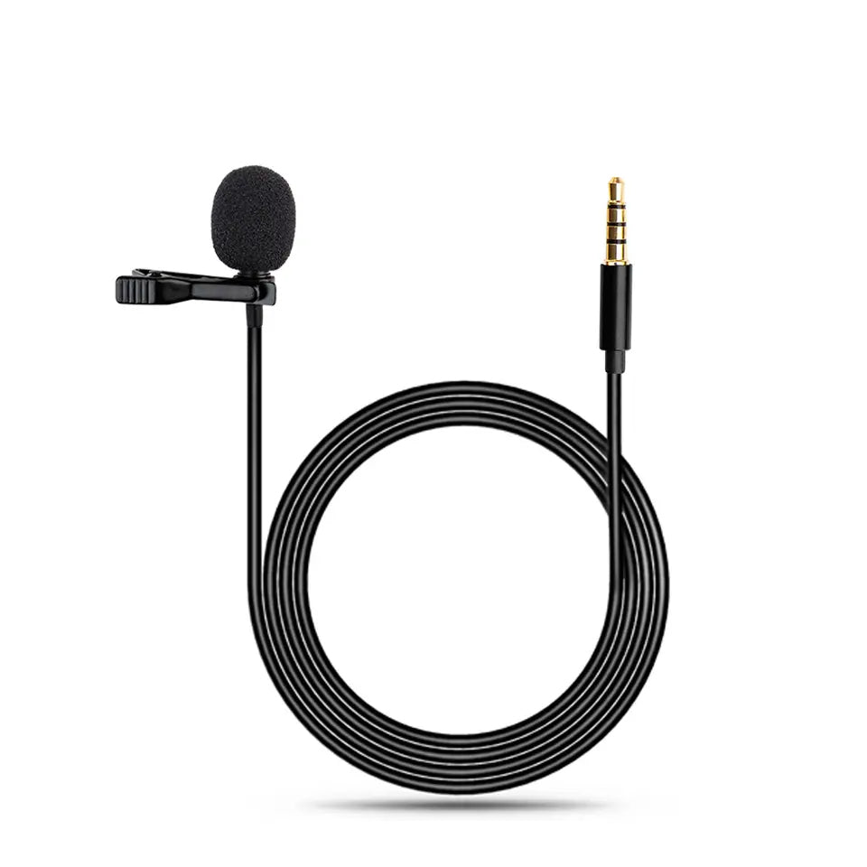 3.5mm Lapel Microphone for Video Recording | Collar Mic | Small Mic for Phone | Wired Mini Mic for Phone | Microphone for Recording