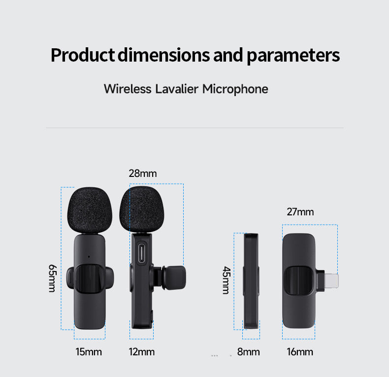 K9 Dual Wireless Lavalier Microphone for All Smartphones | Noise Cancellation Dual Mic Set with Receiver for Recording Interviews, Vlogs, YouTube, Reels