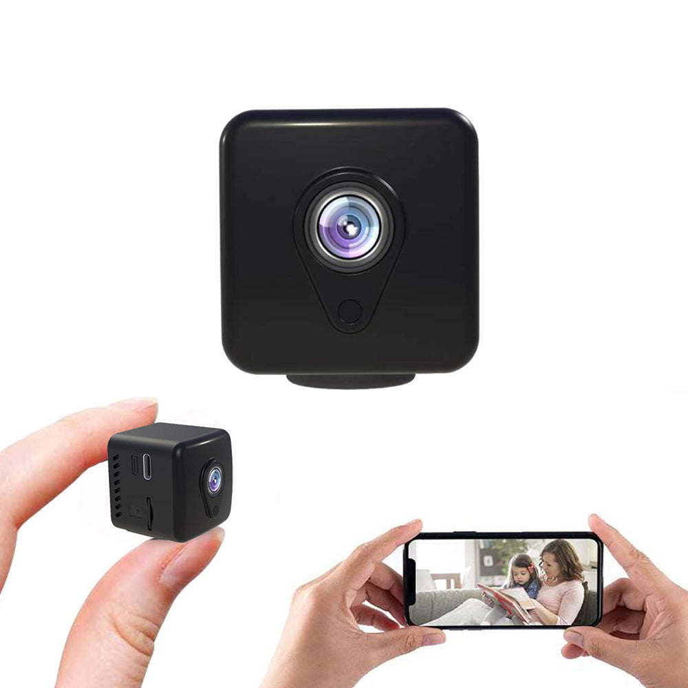 Wireless HD Camera 1080P, Upto 4 Hours Battery Backup, Night Vision, Wide Angle, Indoor HD Mini Portable Camera, Support Mobile Phone Real Time Viewing (Super WiFi Camera A18)