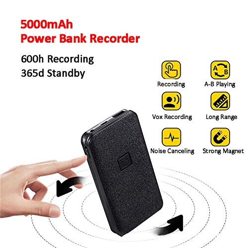 32GB Voice Recorder with Voice Activation – Up to 2-3 Days Recording on a Single Charge