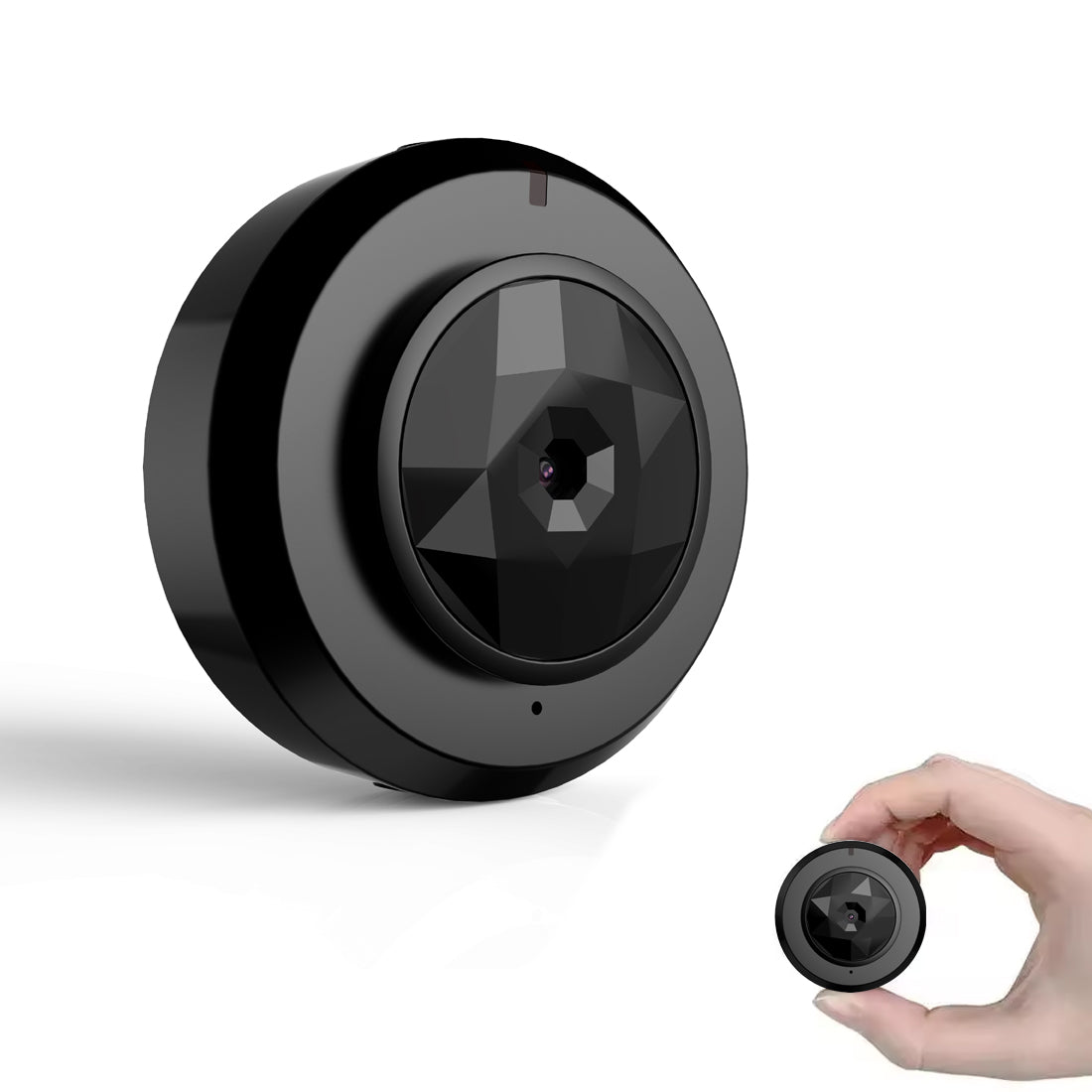 4K Wireless HD Camera Full HD 1080p Recording Night HD Vision Audio and Video Recorder Motion Detection Camera for Home Office Car, Small Size Portable Design - App - OKam Pro